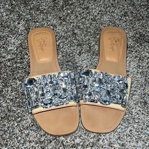 crown vintage sandals worn once